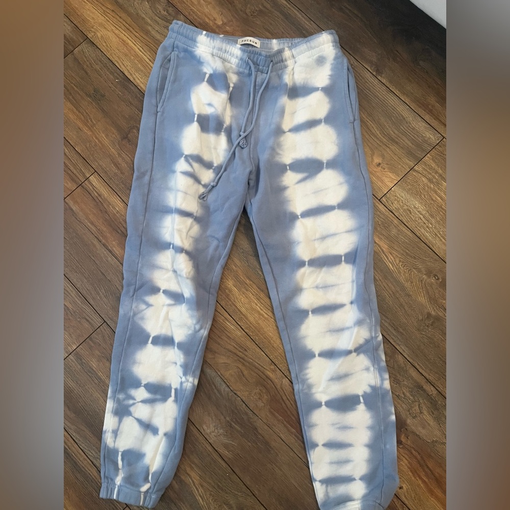 PacSun blue tie dye sweat pants